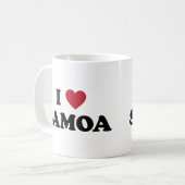 Mug J'aime le Samoa (Devant gauche)