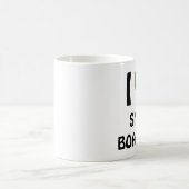 Mug J'aime le snowboard (Centre)