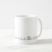 Mug J'aime le souvenir de Londres (style (Devant droit)