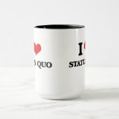 Mug J'aime le statu quo (Centre)
