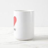 Mug J'aime le sticker carré jeudi (Centre)