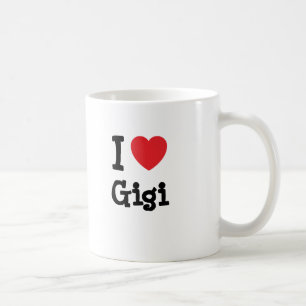 Mug J'aime le T-shirt de Gigi coeur