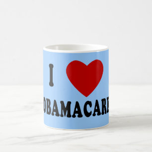Mug J'AIME le T-shirts d'OBAMACARE, sweat - shirts à