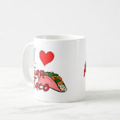 Mug J'aime le taco asiatique (Devant gauche)