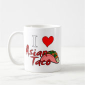 Mug J'aime le taco asiatique (Gauche)