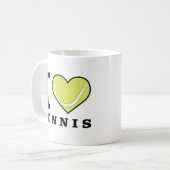 Mug J'aime le tennis (Devant gauche)