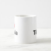 Mug J'aime le Tilapia (de coeur) (Centre)