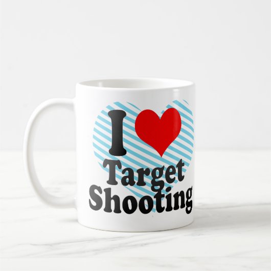 Mug J'aime le tir de cible (Gauche)