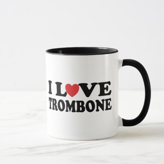 Mug J'aime le trombone (Droite)
