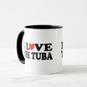 Mug J'aime le tuba (Devant gauche)