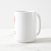 Mug J'aime le Verseau (Devant droit)