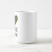Mug J'aime le vert foncé (Centre)