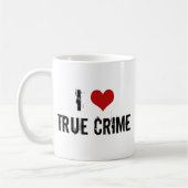 Mug J'aime le vrai crime (Gauche)