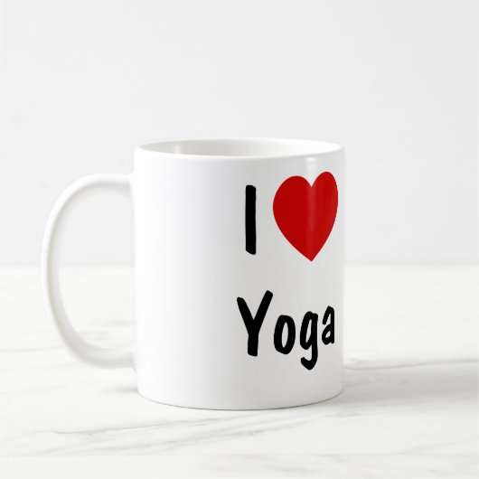 Mug J'aime le yoga (Gauche)