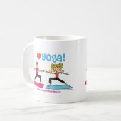 Mug j'aime le yoga (Devant gauche)