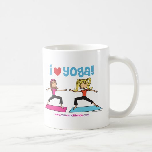 Mug j'aime le yoga (Droite)