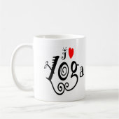 Mug J'aime le yoga (Gauche)
