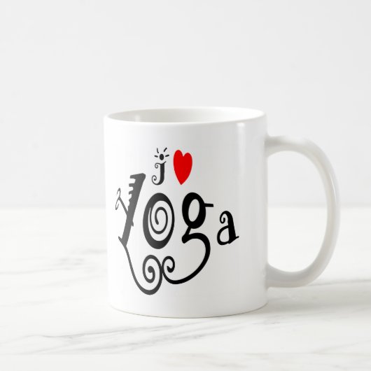 Mug J'aime le yoga (Droite)