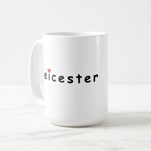Mug J'aime Leicester (Devant gauche)
