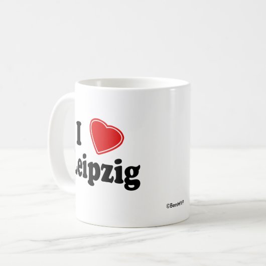 Mug J'aime Leipzig (Devant gauche)
