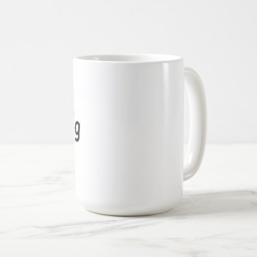 Mug J'aime Leipzig (Devant droit)