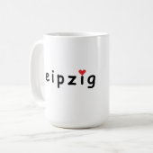 Mug J'aime Leipzig (Devant gauche)
