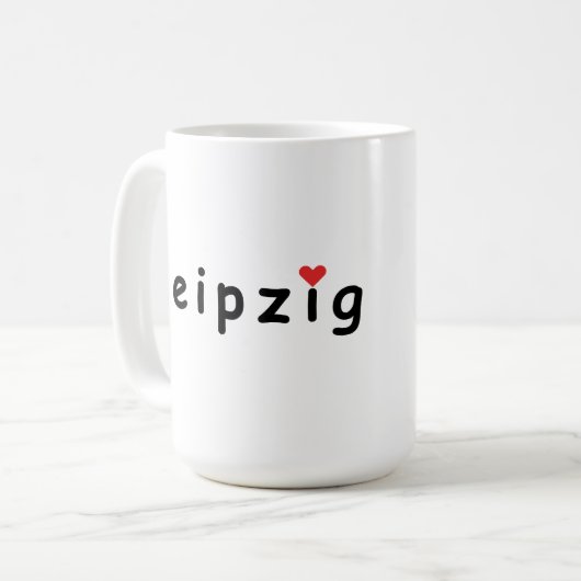 Mug J'aime Leipzig (Devant gauche)