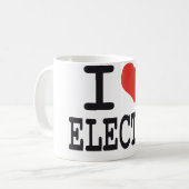 Mug J'aime l'électro (Devant gauche)
