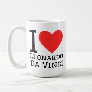 Mug J'aime Léonard de Vinci 