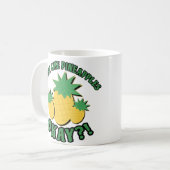 Mug J'aime les ananas ! (Devant gauche)