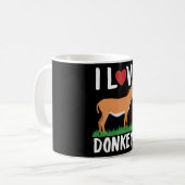 Mug J'aime les ânes | Don de Donkey Lover (Devant gauche)