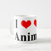 Mug J'aime les animaux ! (Devant gauche)