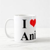 Mug J'aime les animaux ! (Gauche)