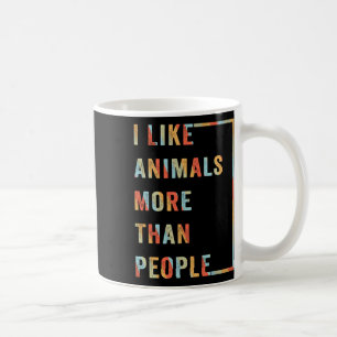 Mug J'Aime Les Animaux Plus Que Les Gens