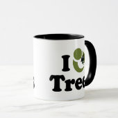 Mug J'aime les arbres (Devant droit)