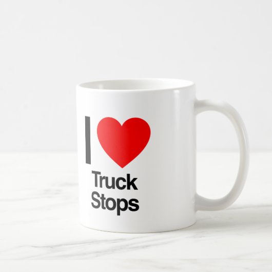 Mug j'aime les arrêts de camions (Droite)
