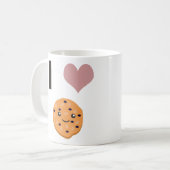 Mug J'aime les biscuits d'avoine (Devant gauche)