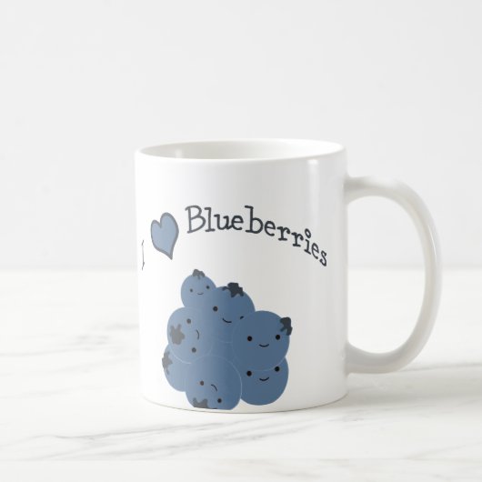 Mug J'aime les bleuets (Droite)