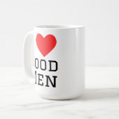 Mug J'aime les bons hommes (Devant gauche)