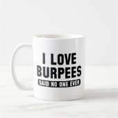 Mug J'aime les burpées (Gauche)