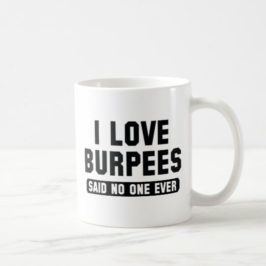 Mug J'aime les burpées (Droite)