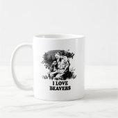 Mug J'aime les castors (Gauche)