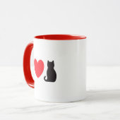 Mug J'aime les chats (Devant gauche)