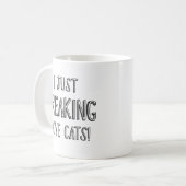 Mug J'aime les chats (Devant gauche)