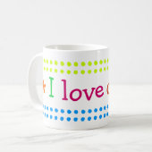 Mug J'aime les chats (Devant gauche)