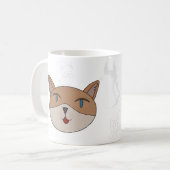 Mug J'aime les chats (Devant gauche)