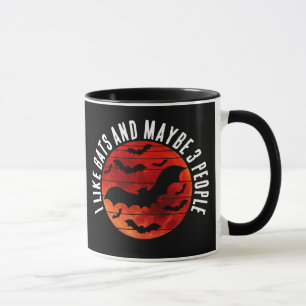MUG J'AIME LES CHAUVES-SOURIS ET PEUT-ÊTRE 3 PERSONNES