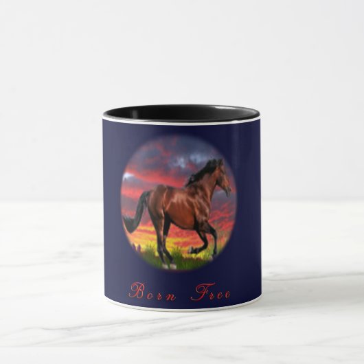 Mug J'aime les chevaux (Centre)