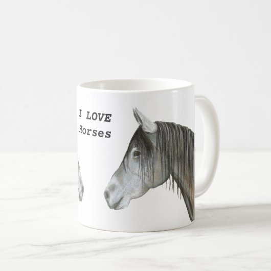 Mug J'AIME LES Chevaux (Devant droit)