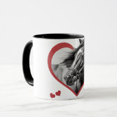Mug J'aime les chevaux nouveau 2 (Devant gauche)